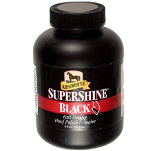 Absorbine Supershine Hoof Polish Black - 237 ml    