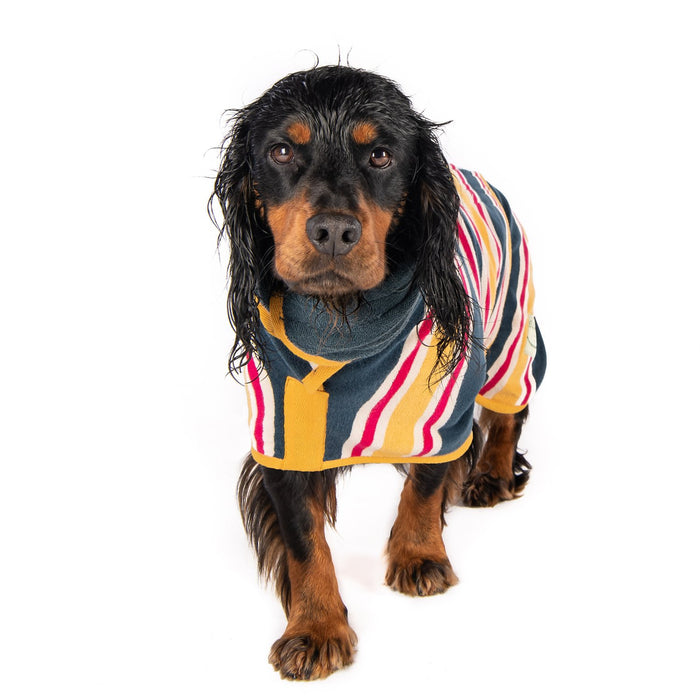 Ruff & Tumble Dog Drying Coat - Design Collection - Beach Towel Style