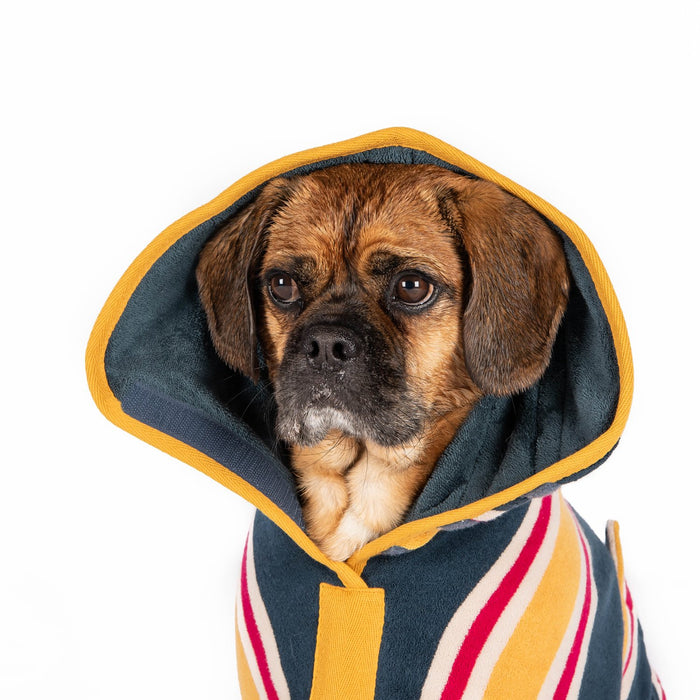 Ruff & Tumble Dog Drying Coat - Design Collection - Beach Towel Style