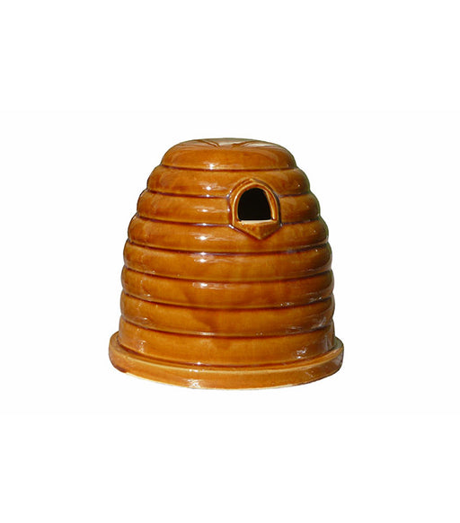 Ceramic Bee Skep With Nesting Material