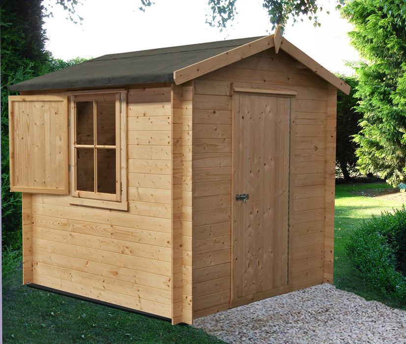 8' x 8' Camelot 19mm Log Cabin - MAY SPECIAL OFFER - 5% OFF