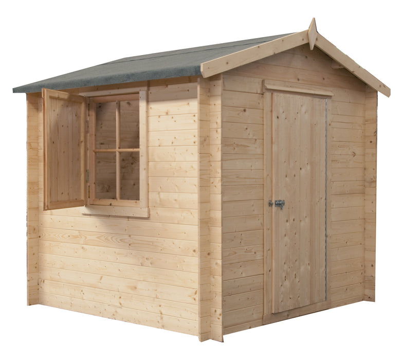 8' x 8' Camelot 19mm Log Cabin - MAY SPECIAL OFFER - 5% OFF
