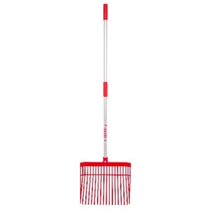 Red Gorilla PC Bedding/Shavings Fork – Red – Medium