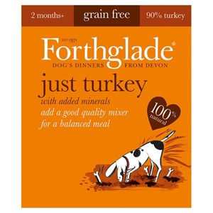 Forthglade Just Turkey Grain Free 18x 395g      