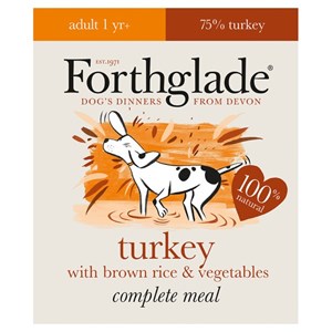 Forthglade Dog Complete Turkey Veg 18x 395g     