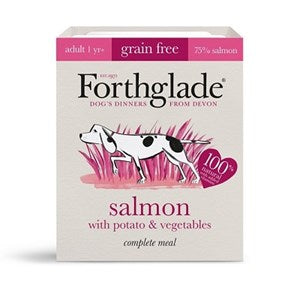 Forthglade Complete Adult Grain Free Salmon 18x 395g     