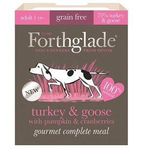 Forthglade Gourmet Grain Free Turkey & Goose 7x 395g