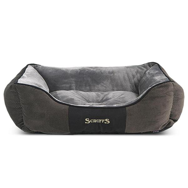 Scruffs Chester Box Dog Bed Grey - Various Sizes