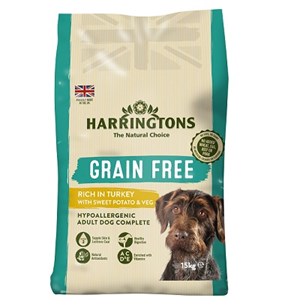 Harringtons Dog Grain Free Turkey & Sweet Potato - 15 kg     