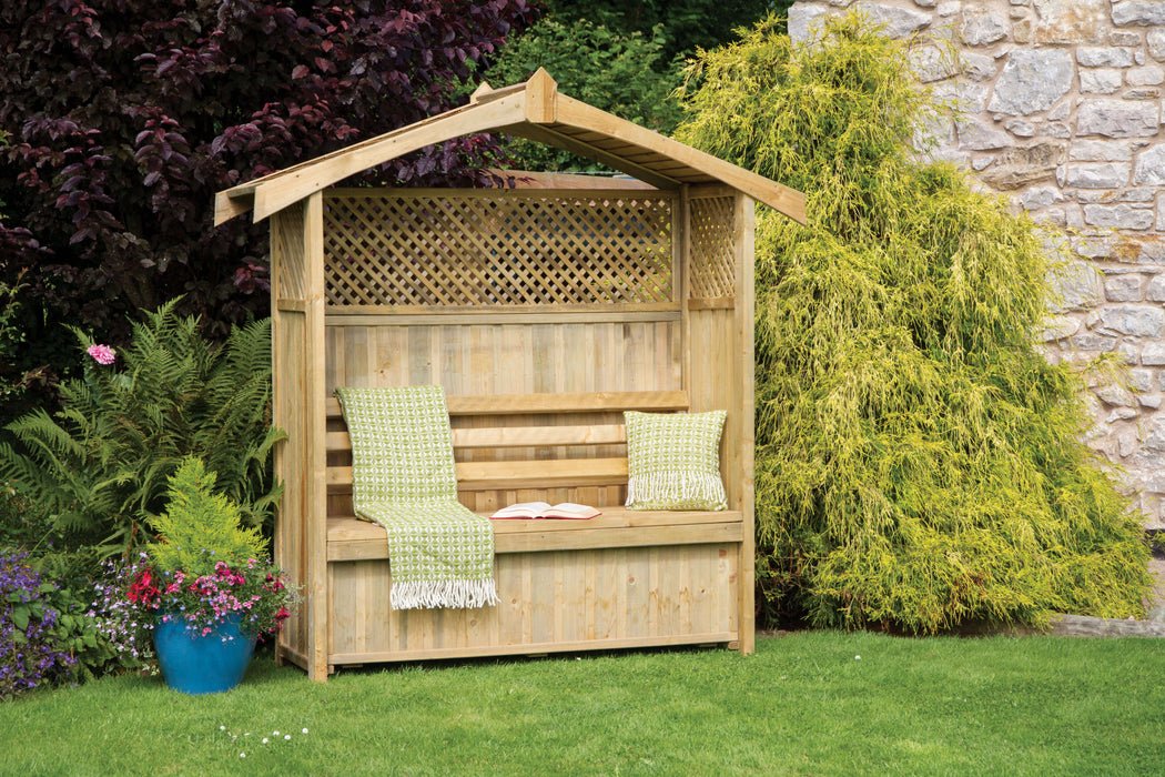 HAMPSHIRE ARBOUR with STORAGE BOX