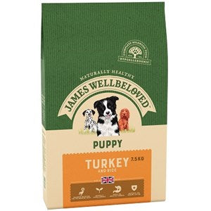 James Wellbeloved Puppy Turkey & Rice Various Sizes - APRIL SPECIAL OFFER - 6% OFF