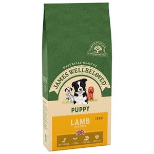 James Wellbeloved Puppy Lamb & Rice - Various Sizes