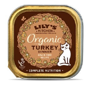 Lily's Kitchen Cat Organic Turkey 19x85g - Outer     