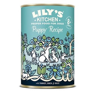Lily's Kitchen Puppy Recipe Turkey 6x 400g  - Tray      