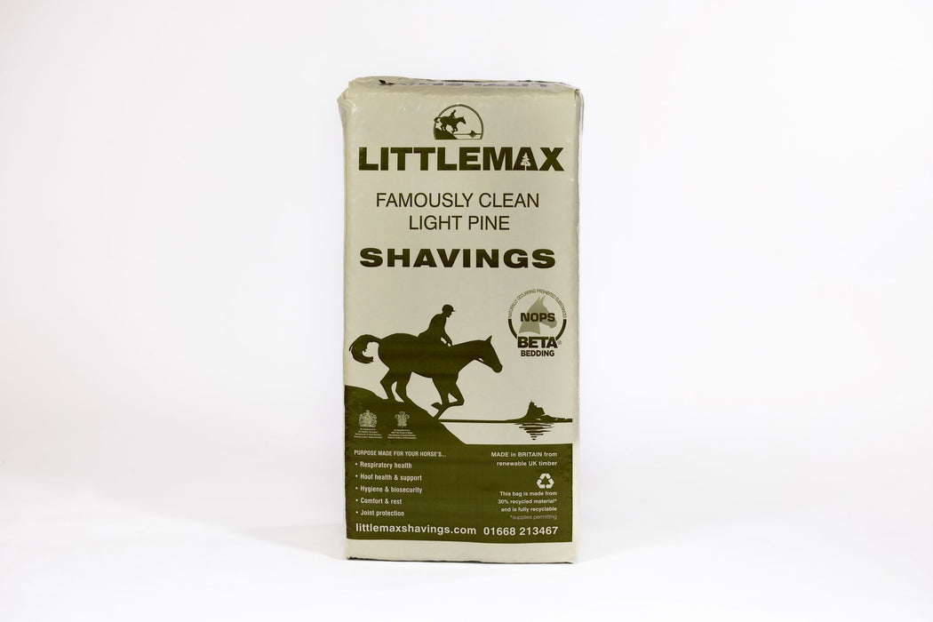Littlemax Small Flake Dust Free Shavings - Horse Bedding - 20kg