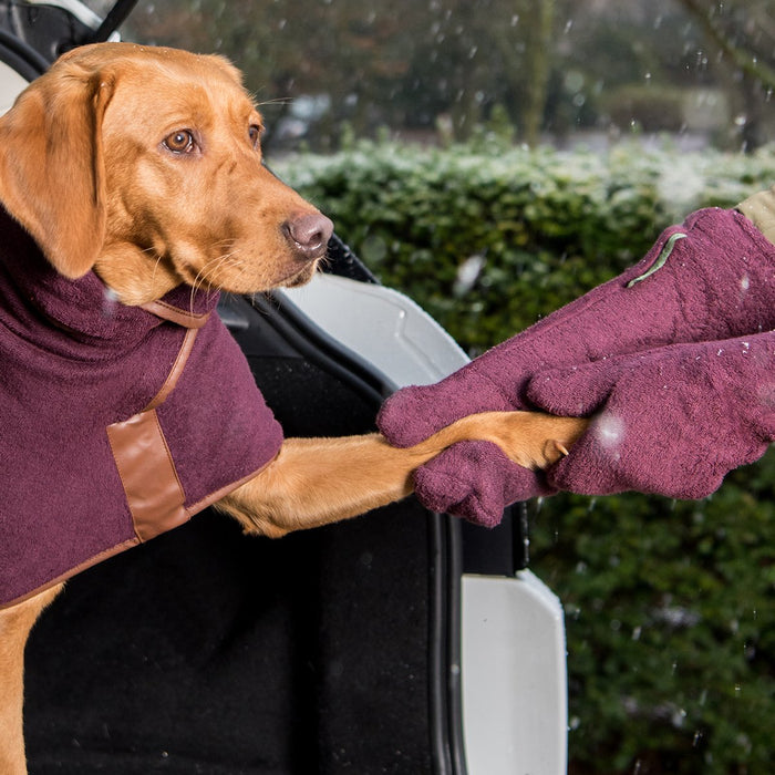 Ruff & Tumble Dog Drying Mitts for Legs & Paws