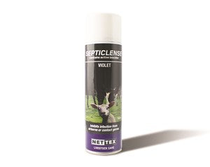 Net-Tex Septiclense Anti-Bacterial Barrier Wound Spray - Violet - 500ml