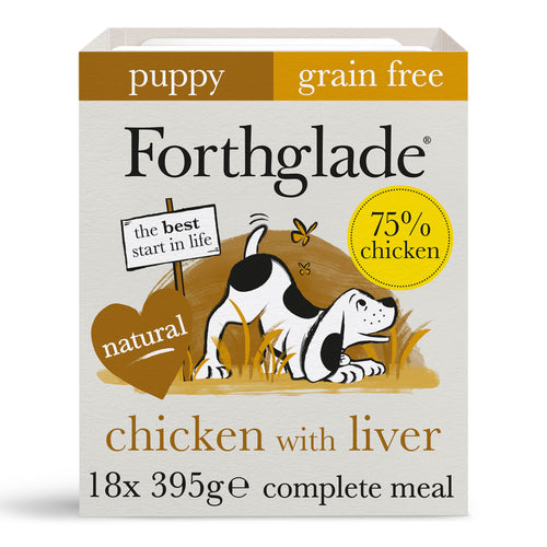 Forthglade Complete Puppy Grain Free Chicken 18x395g