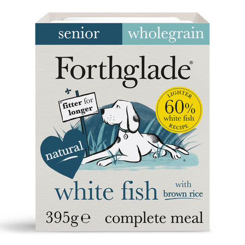 Forthglade Complete Senior Whole Grain White Fish 18x395g