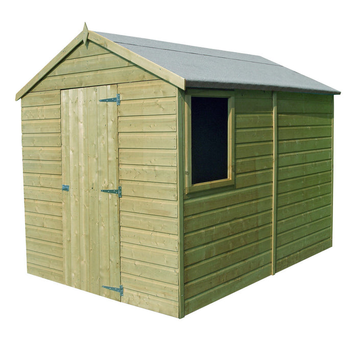 8' x 6' Pressure Treated Durham Single Door Shed - APRIL SPECIAL OFFER