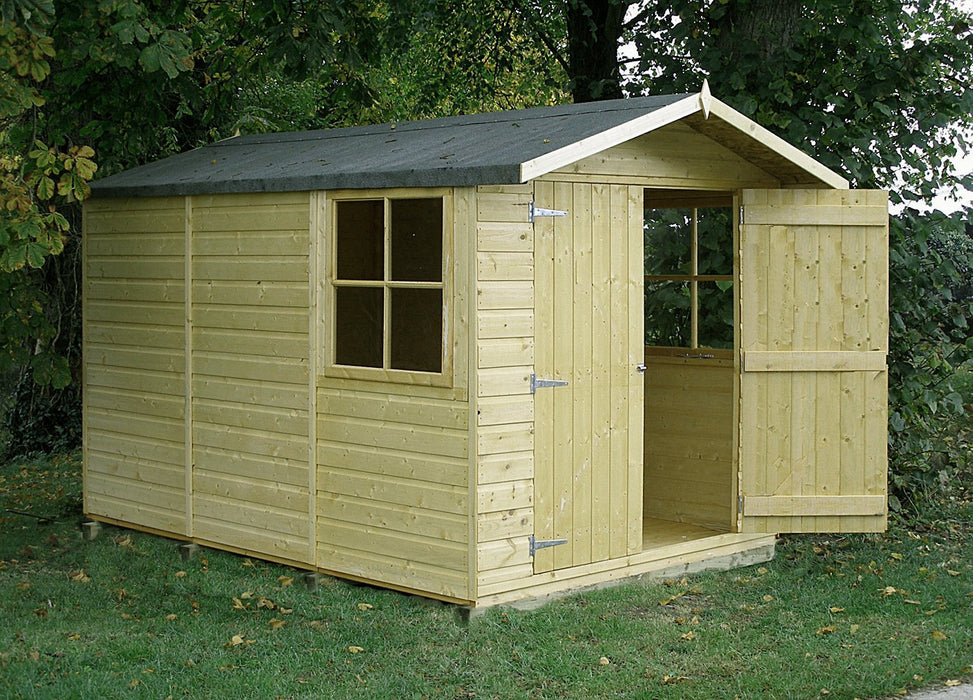 10' x 7' Guernsey Double Door Shed Apex Shed
