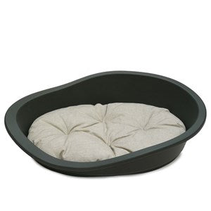 Rosewood Sonny Plastic Dog Bed Graphite  -  Various Sizes