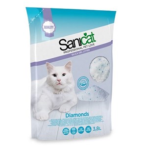 Sanicat Diamonds Cat Litter 4x3.8L      