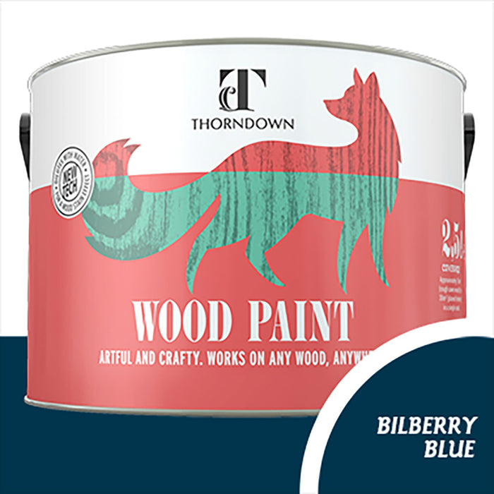 Bilberry Blue Wood Paint