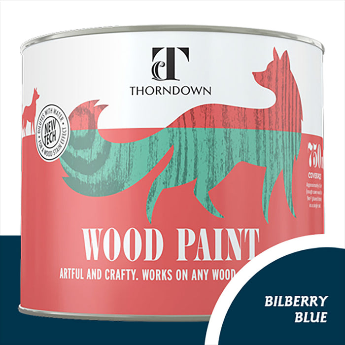 Bilberry Blue Wood Paint