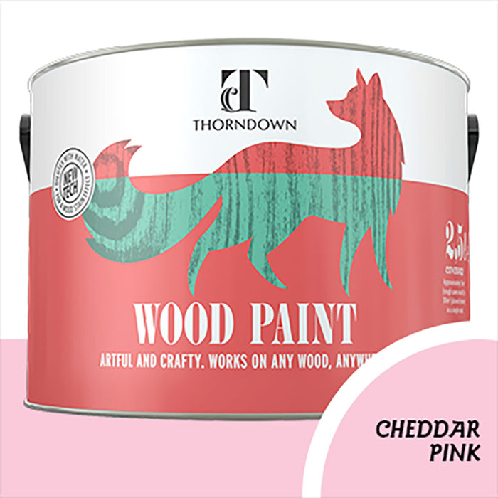 Cheddar Pink Wood Paint