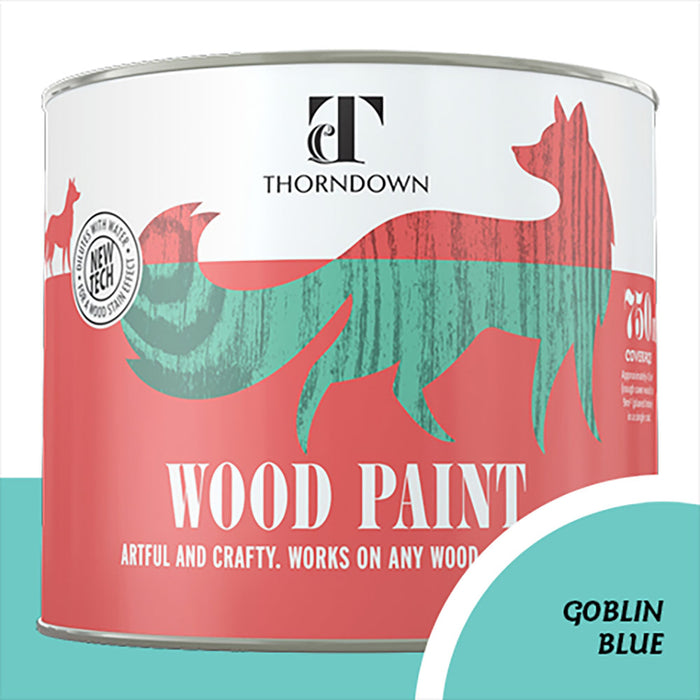 Goblin Blue Wood Paint