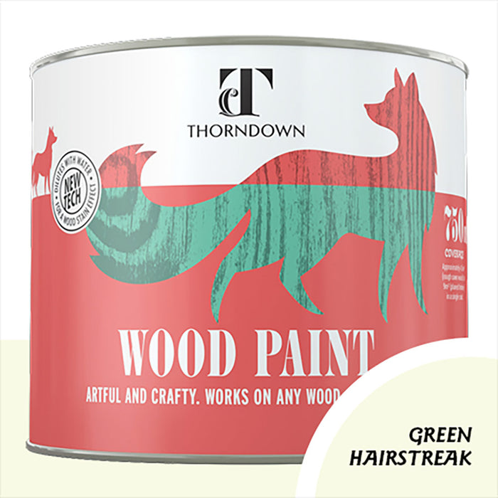 Green Hairstreak Wood Paint