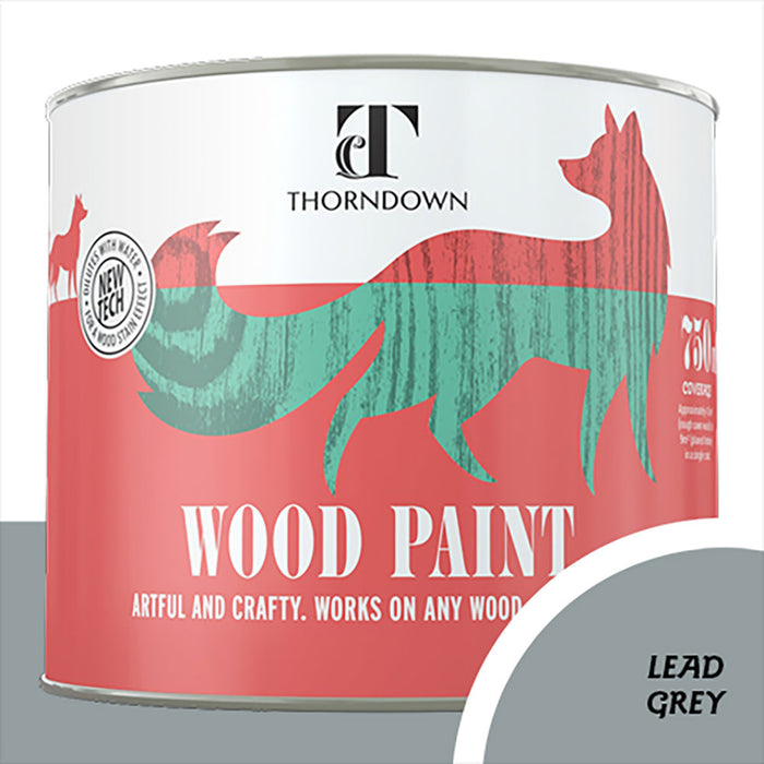 Lead Grey Wood Paint