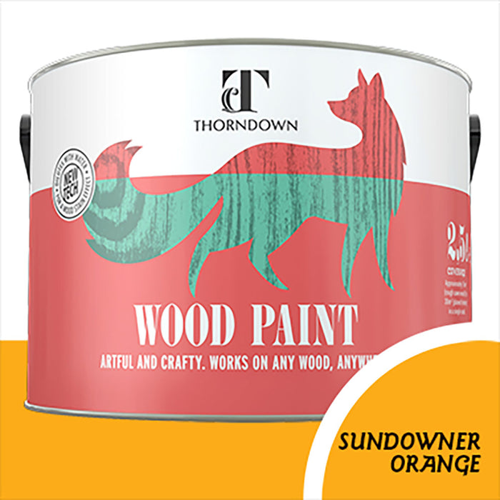 Sundowner Orange Wood Paint