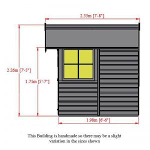 7' x 7' Barn Shiplap Shed Double Door Shed - MAY SPECIAL OFFER - 16% OFF