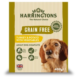 Harringtons Dog Wet Turkey & Potato 8x 400g      