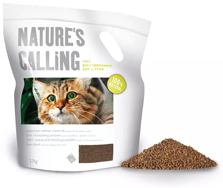 Natures Calling Natural Cat Litter 2x 6kg