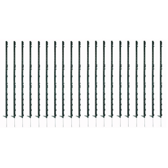 Paddock Essentials 1.4m Multiwire/tape horse post Green - Pack of 10