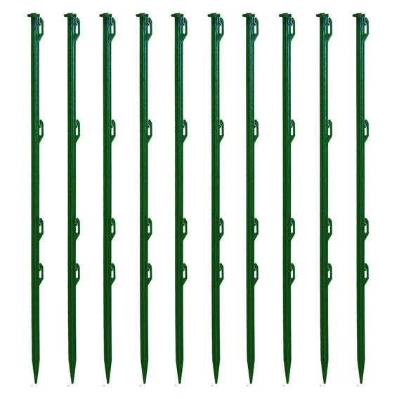 Rabbit/Garden Electric Fence Post - Pack of 10