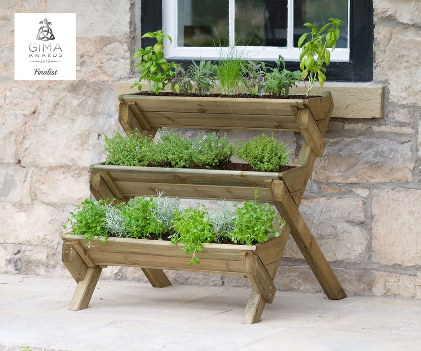 STEPPED HERB PLANTER