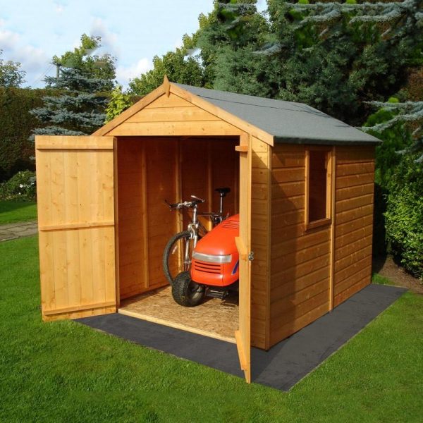 8' x 6' Warwick Shiplap Apex Shed Double Door Shed - MAY SPECIAL OFFER - 9% OFF
